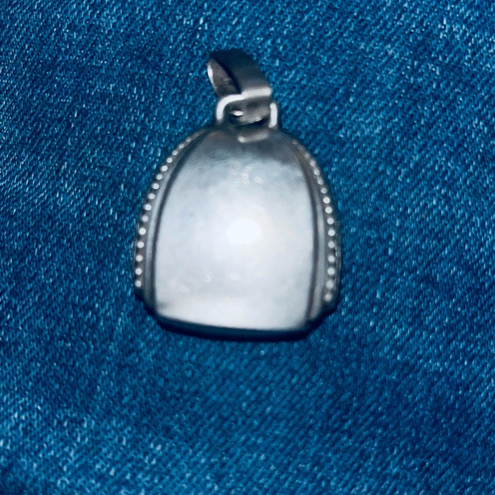 Webster Elegant Silver bell Pendant